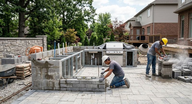 Outdoor Kitchen Installation in North Charleston, SC