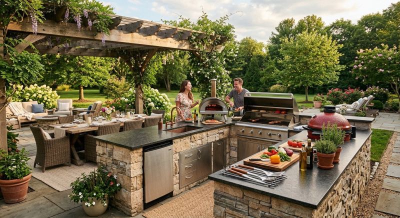 Outdoor Kitchen Renovation in Santa Rosa, CA